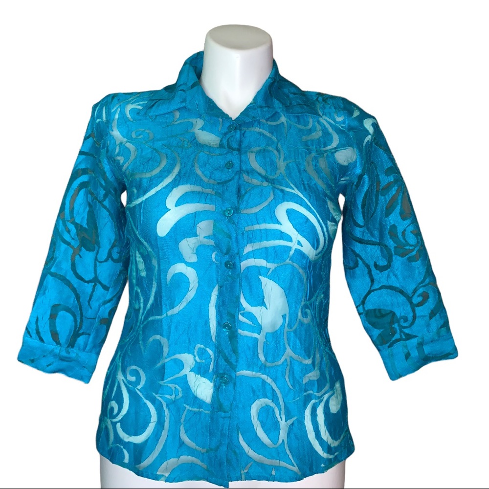 Notations Petite Shirt, Size PM